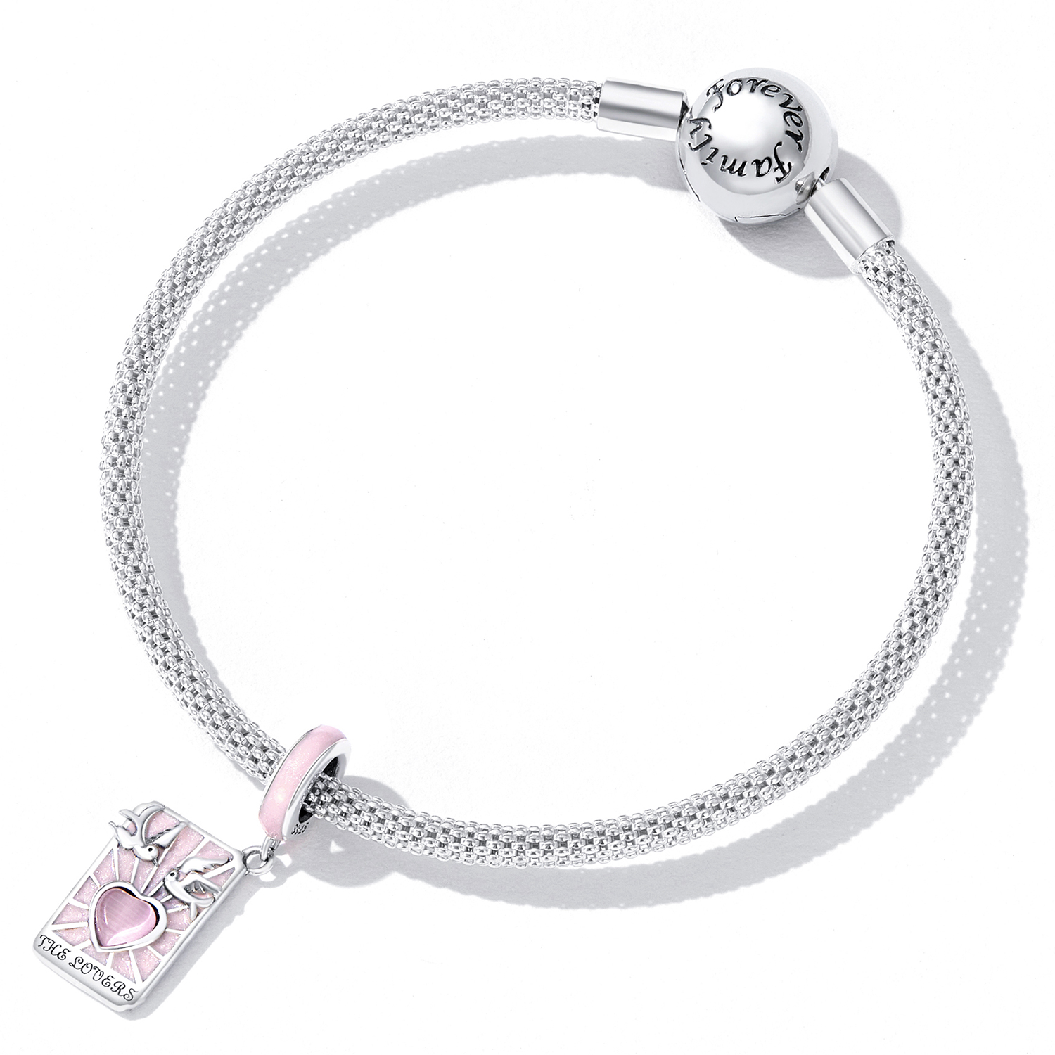 Pandora Style Tarot - Geliefden Hangende Bedel - SCC2263