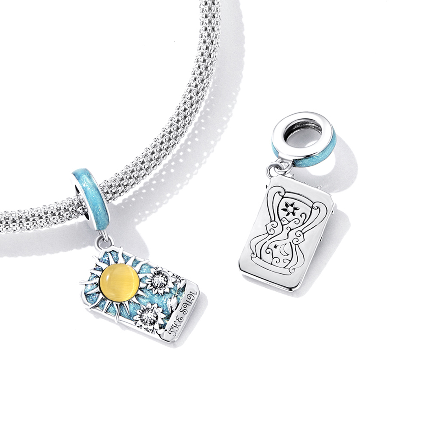 Pandora Style Tarot - Zon Hangende Bedel - SCC2264