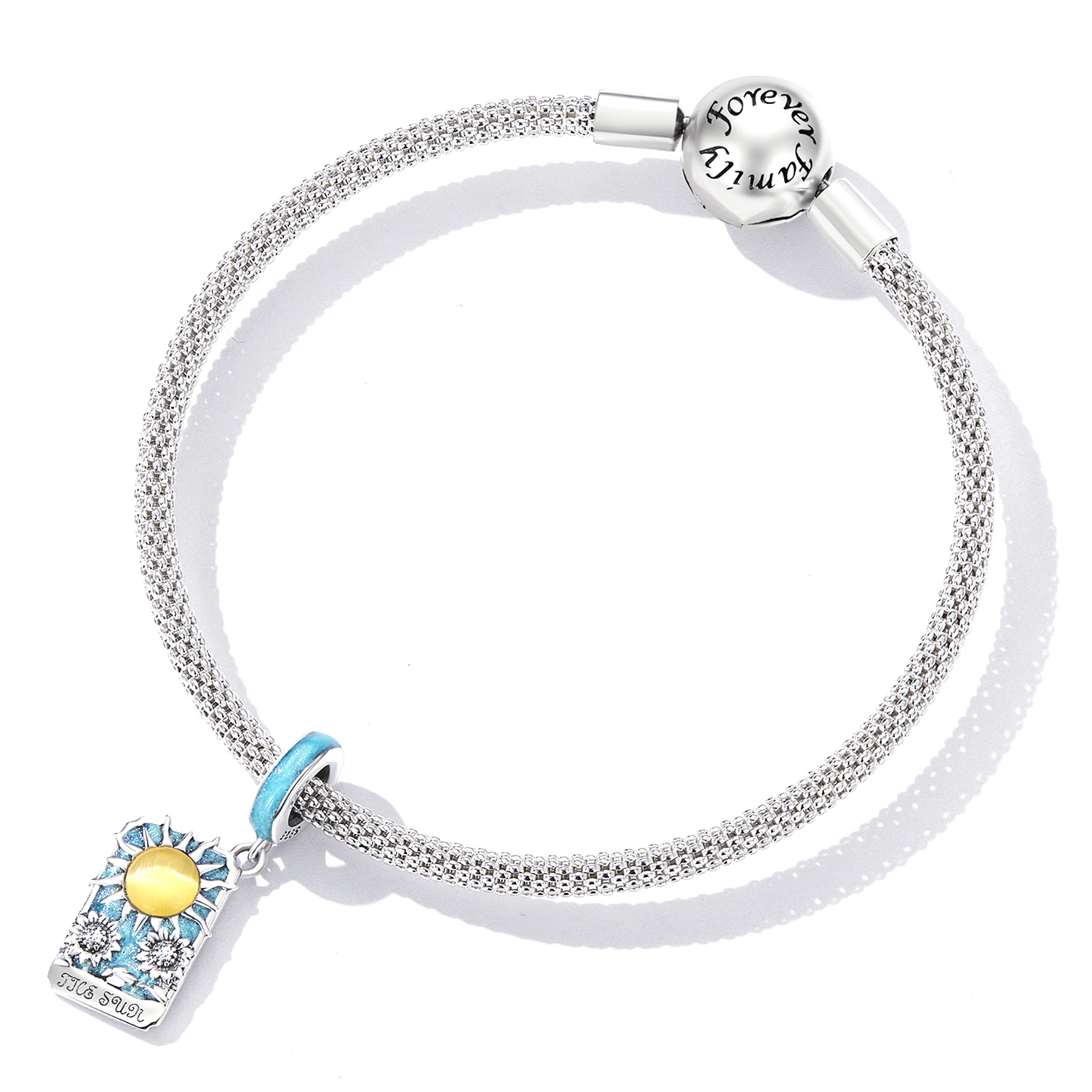 Pandora Style Tarot - Zon Hangende Bedel - SCC2264