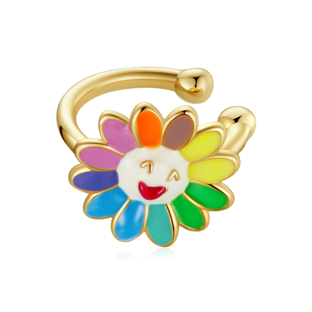 Pandora Style Pop Zonnebloem Oorclip - SCE1235