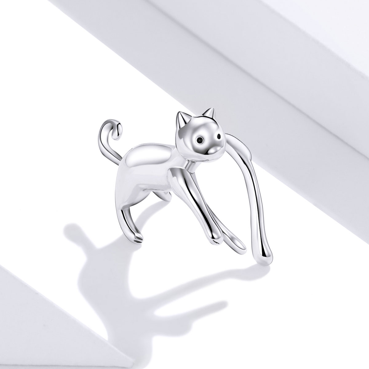 Pandora Style Schattig Kitten Oorclip - SCE967