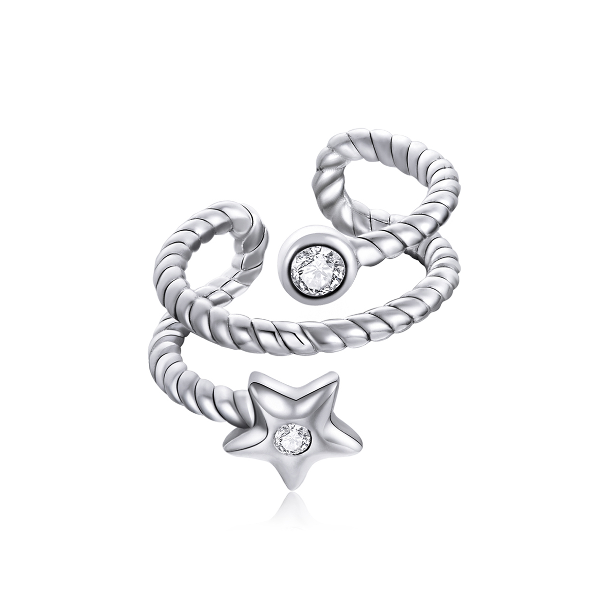 Pandora Style Ster Oorclip - SCE1135