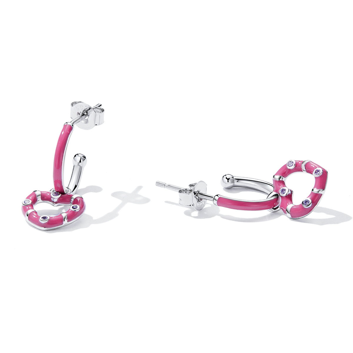 Pandora Style Eenvoudige liefde Oorhangers - BSE596