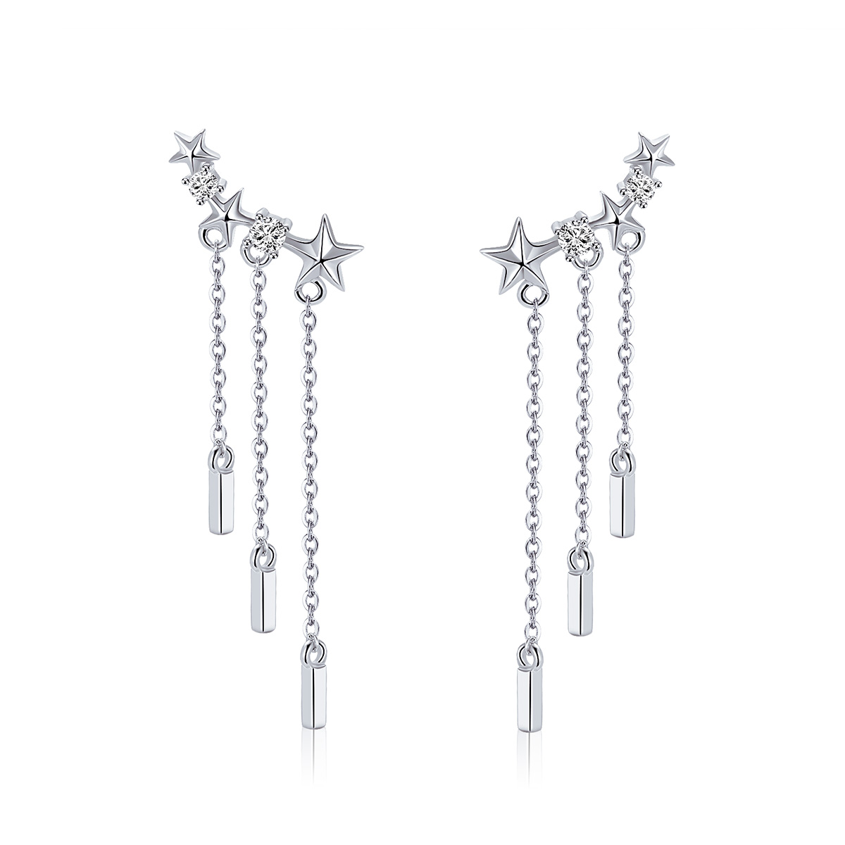 Pandora Style Meteoor Liefde Oorhangers - SCE399