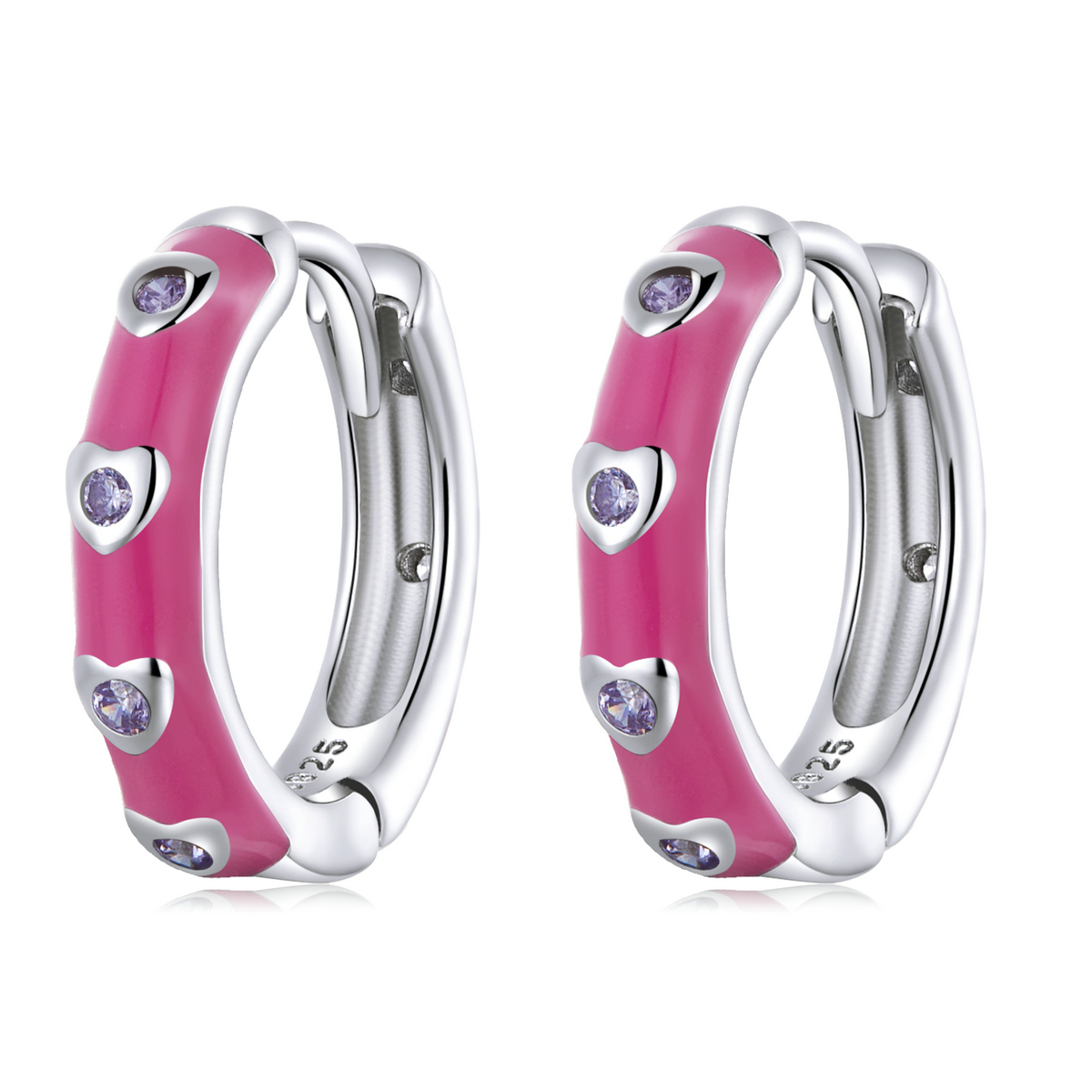 Pandora Style Eenvoudige liefde Oorbellen - BSE595