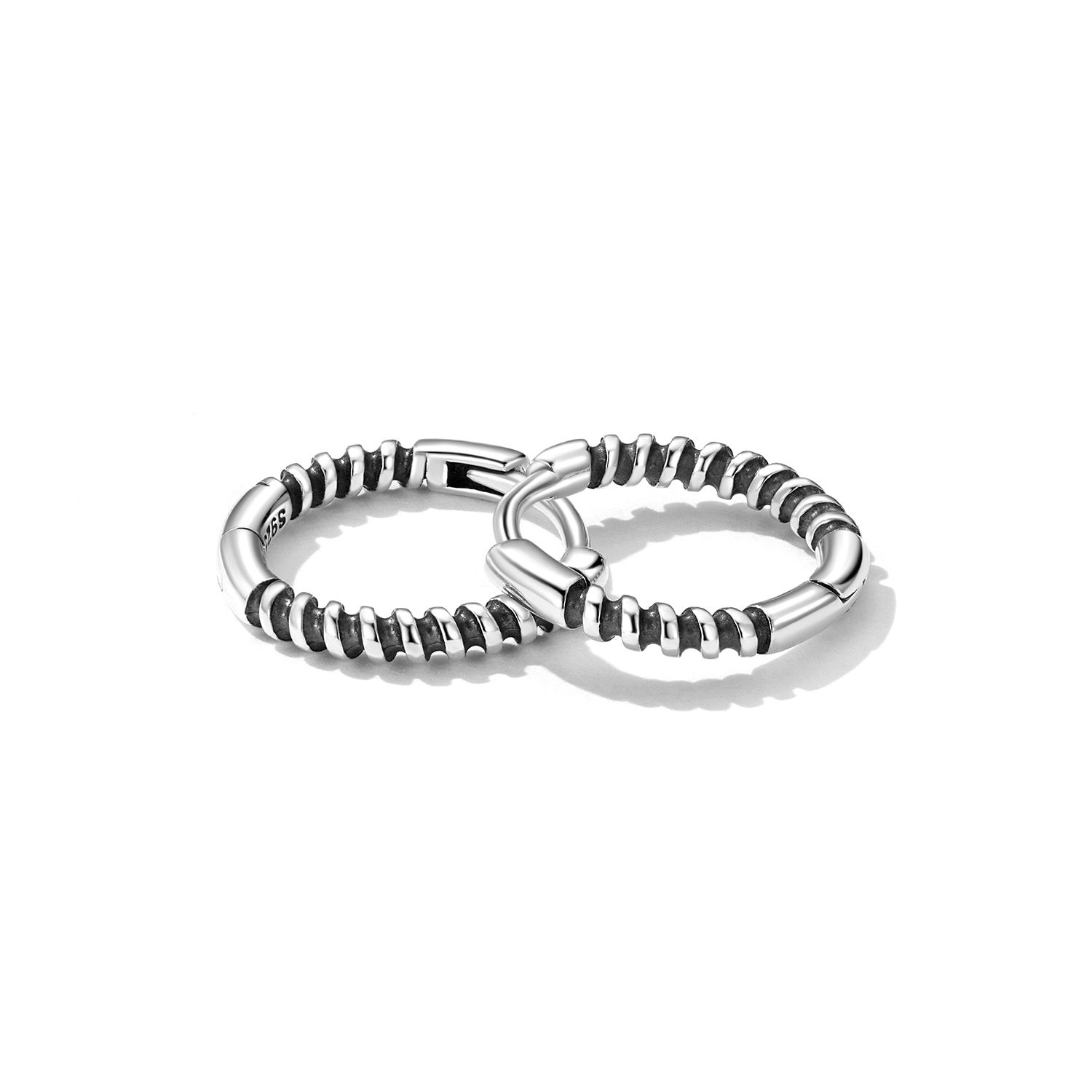 Pandora Style Eenvoudige thread Oorbellen - SCE1423