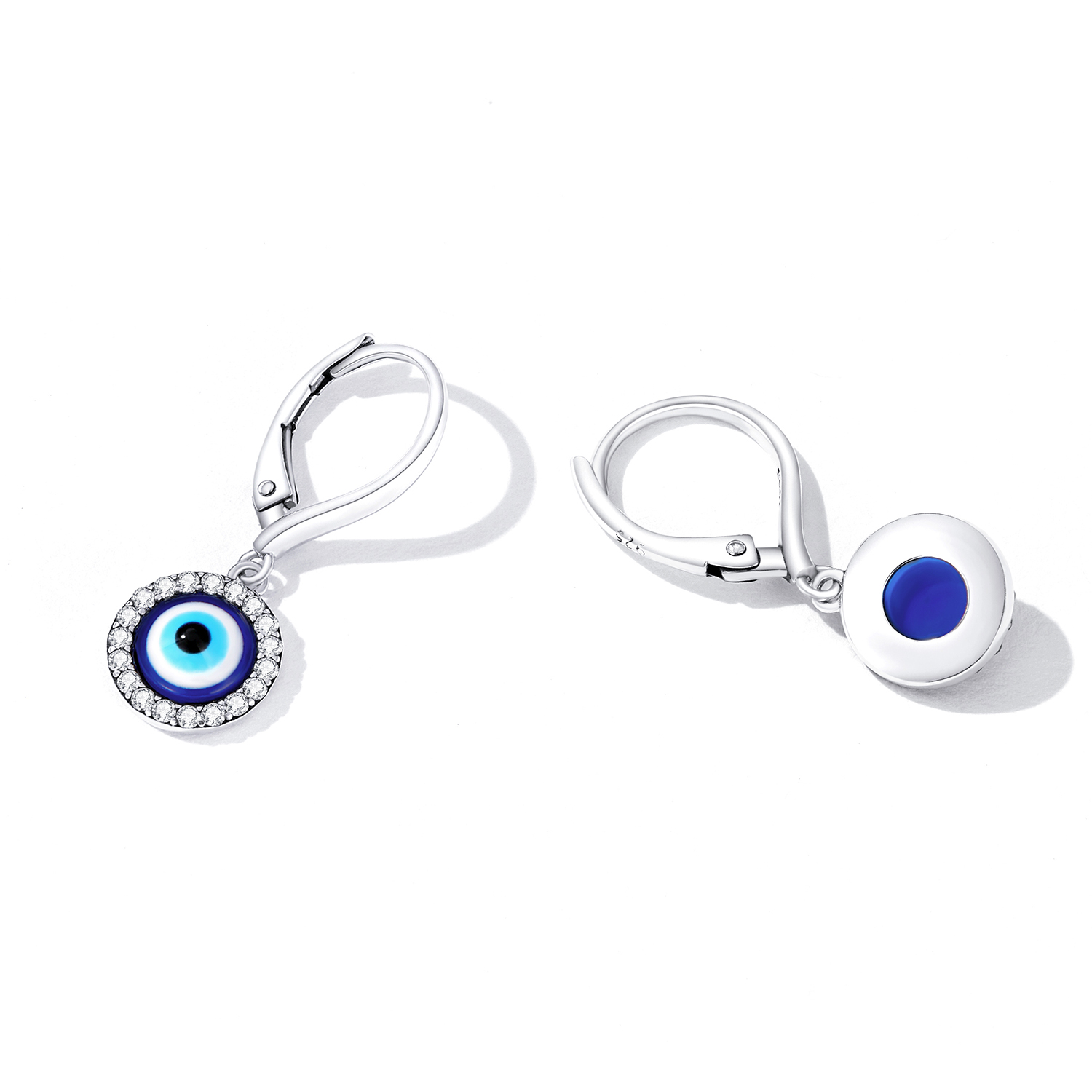 Pandora Style Hars Devil Eye Oorbellen - BSE638