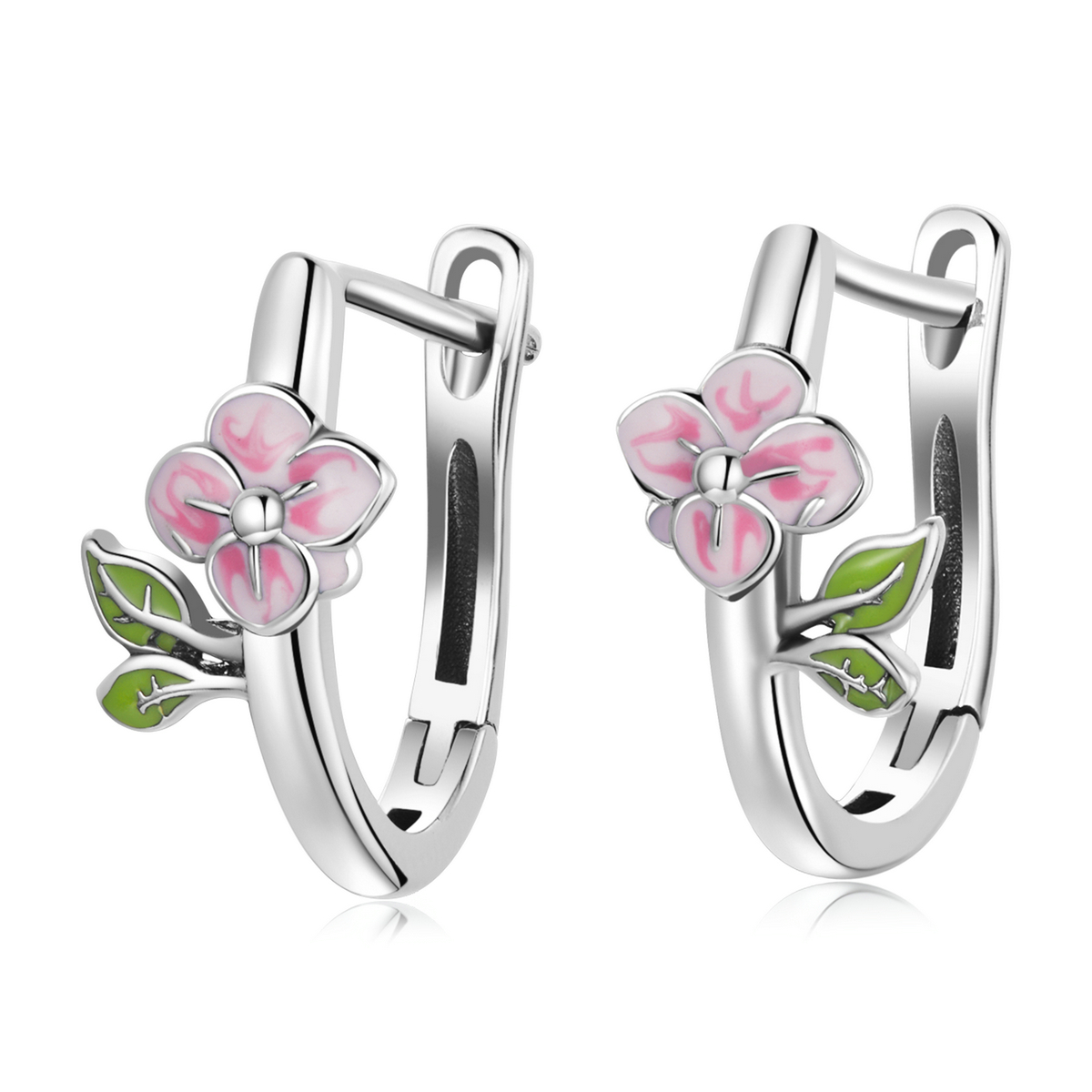 Pandora Style Lentekersenbloesems Oorbellen - SCE1287