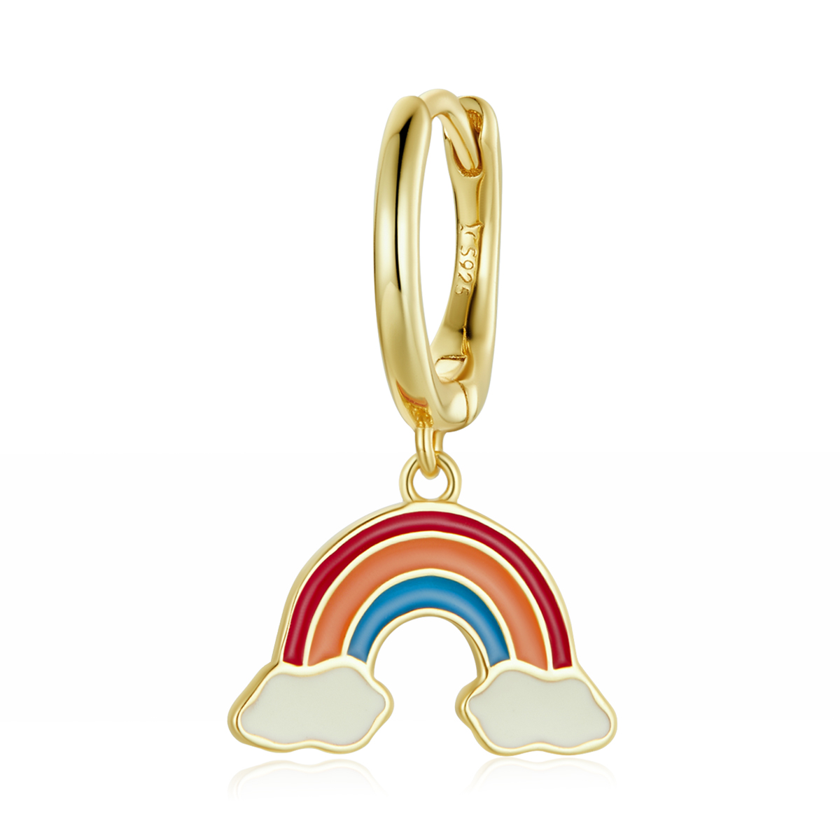 Pandora Style Pop Regenboog Oorbellen - SCE1238