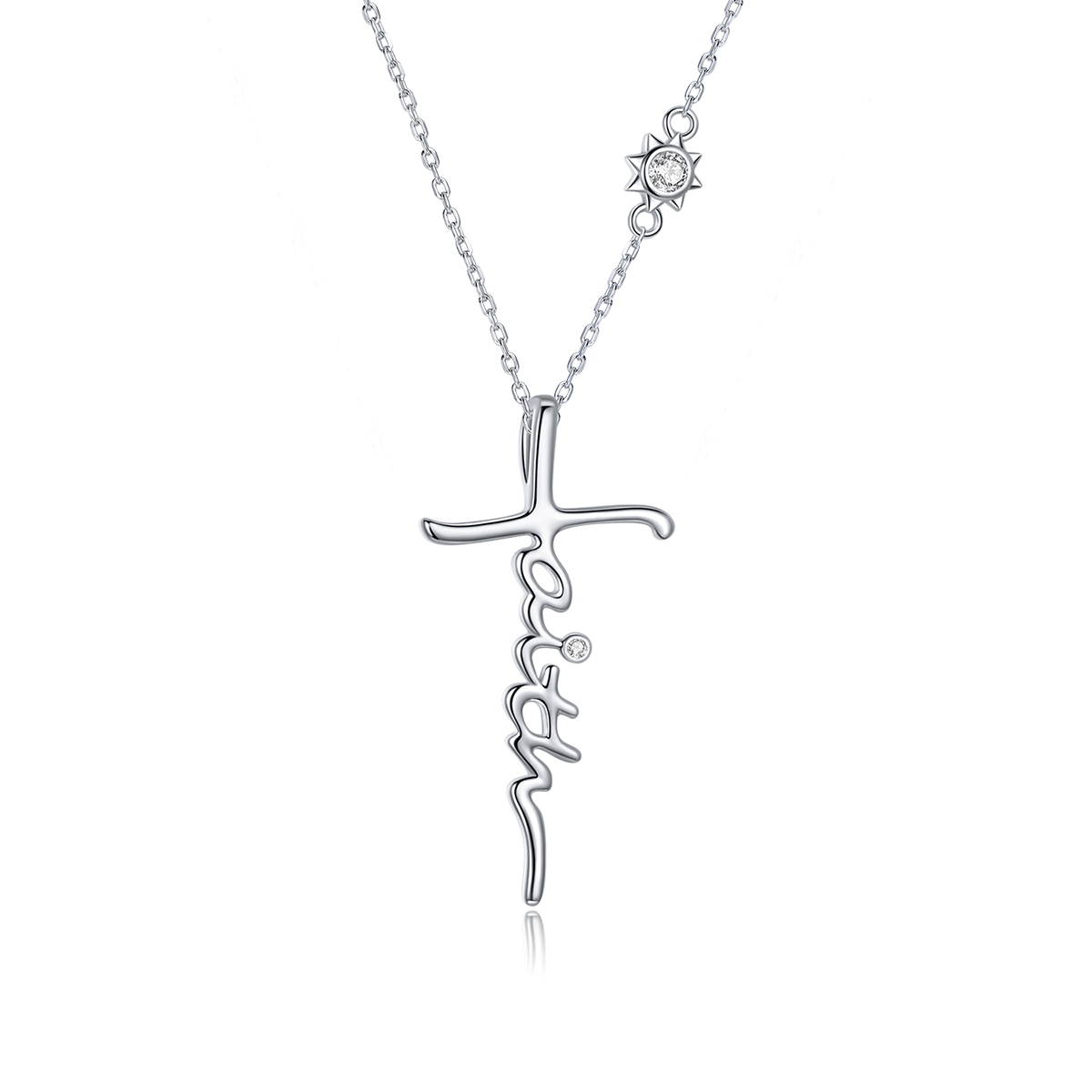 Pandora Style Geloof van het kruis Ketting - BSN231