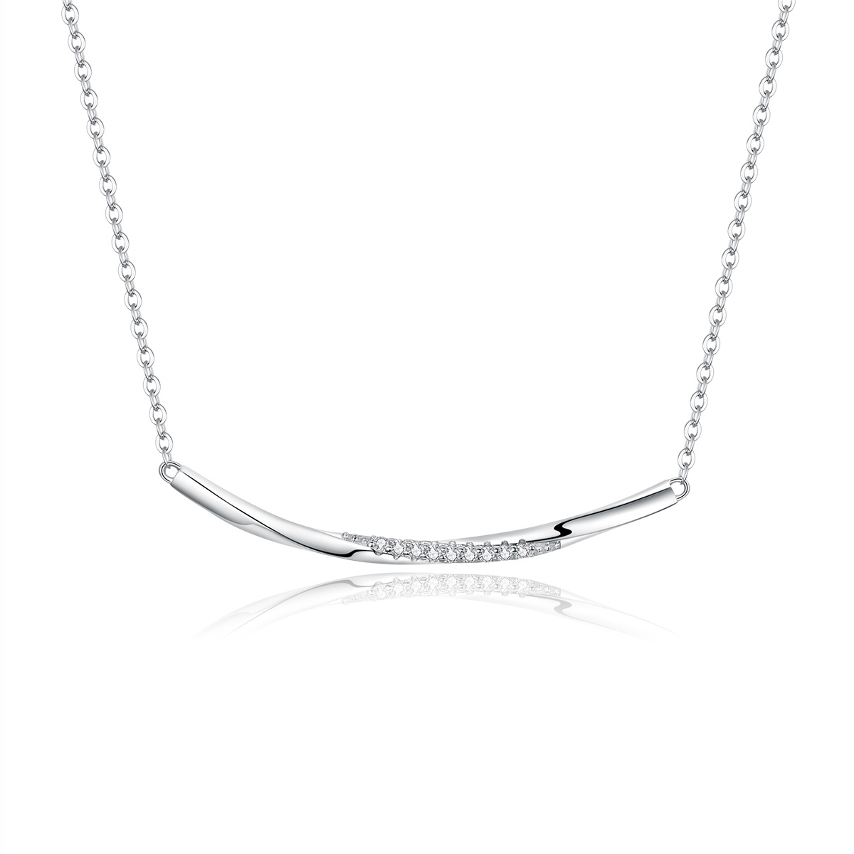 Pandora Style Glimlachen Ketting - BSN130