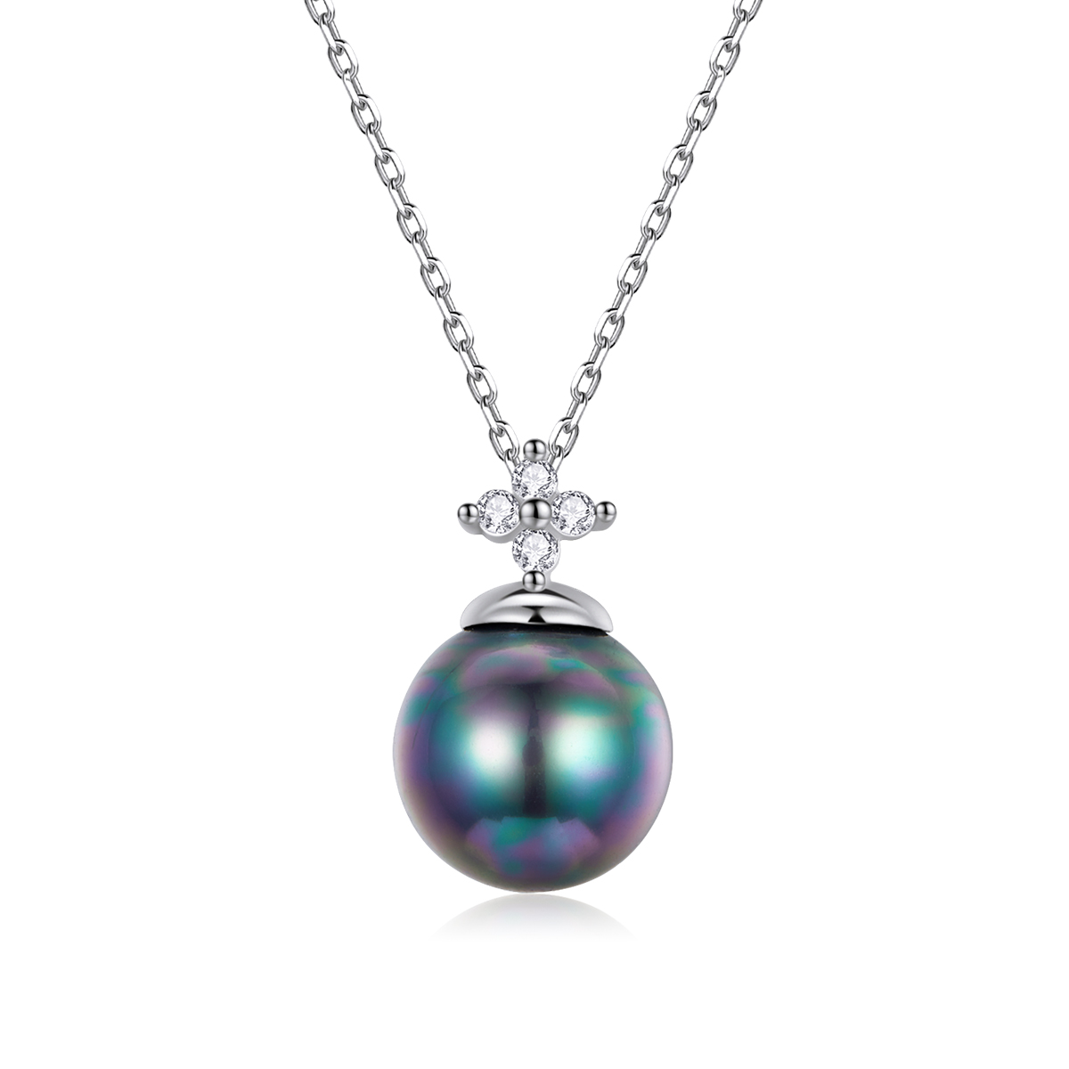 Pandora Style Glimmende kralen Ketting - BSN226