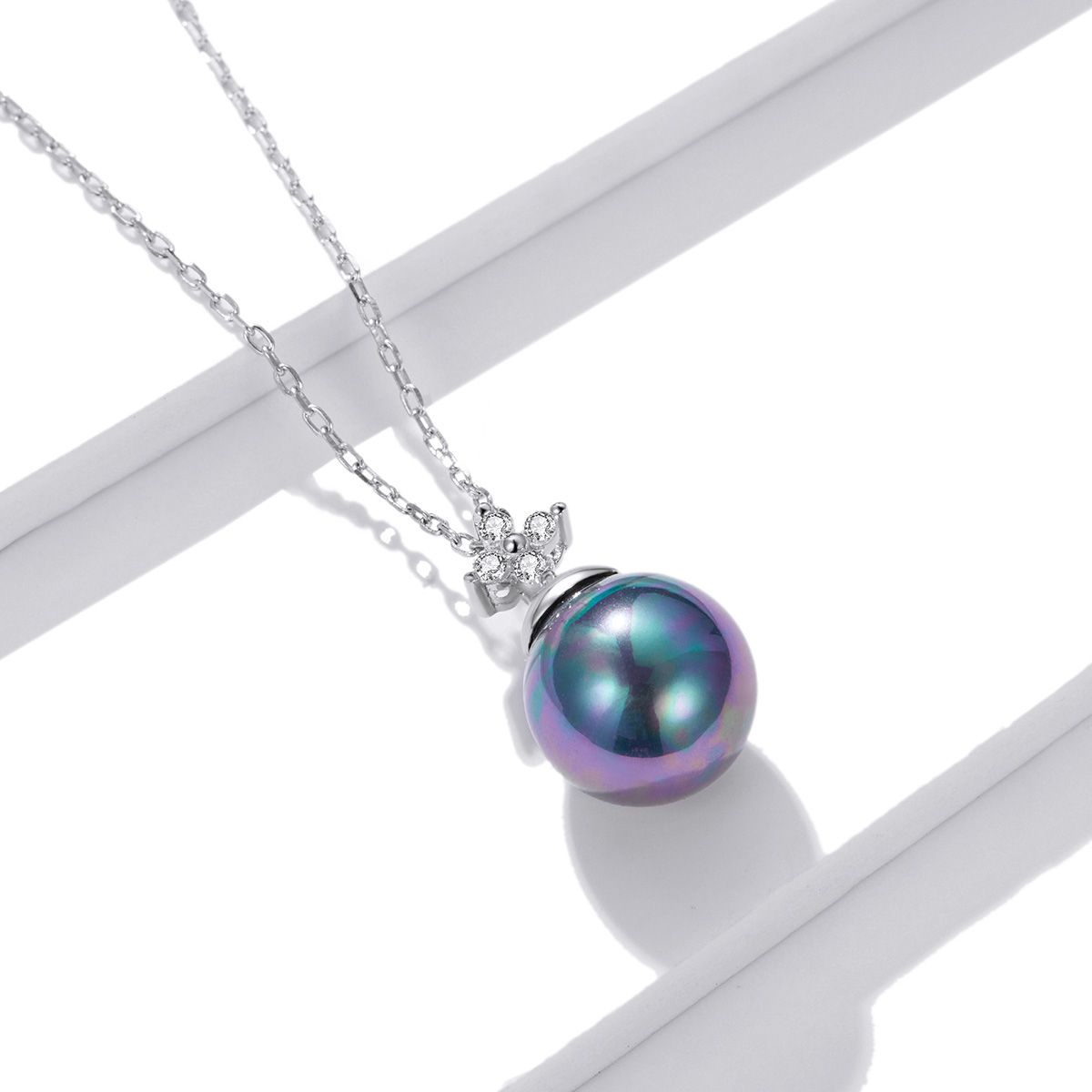 Pandora Style Glimmende kralen Ketting - BSN226