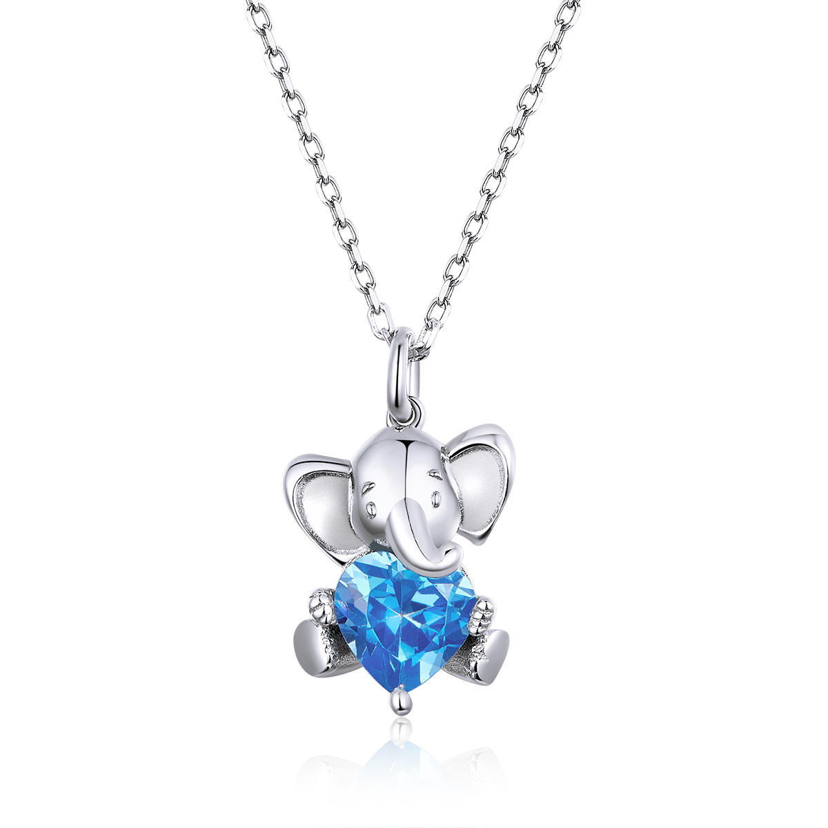 Pandora Style Levendige Olifant Ketting - BSN180