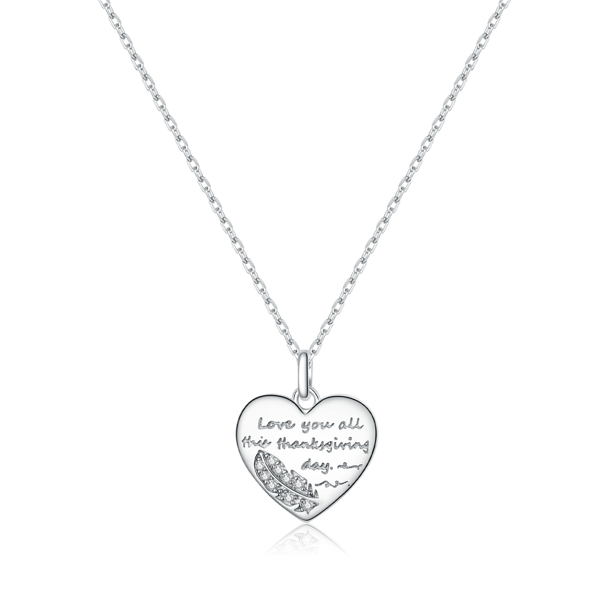 Pandora Style Liefdesbrief Ketting - BSN196