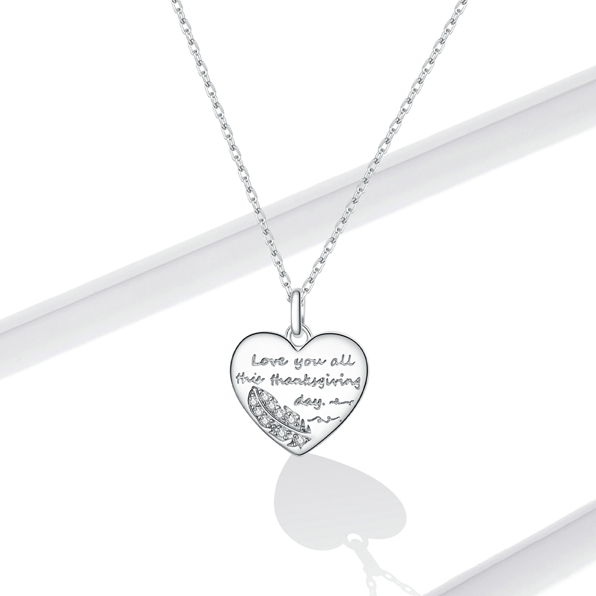 Pandora Style Liefdesbrief Ketting - BSN196