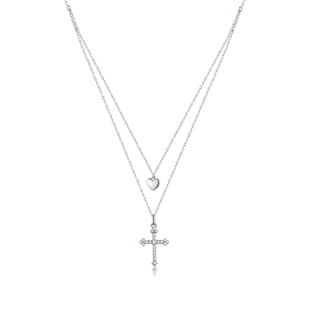 Pandora Style Liefs Kruis Ketting - BSN197