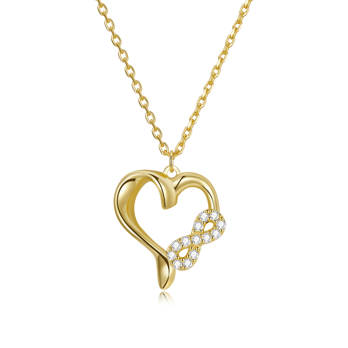 Pandora Style Oneindige Liefde Ketting - BSN236