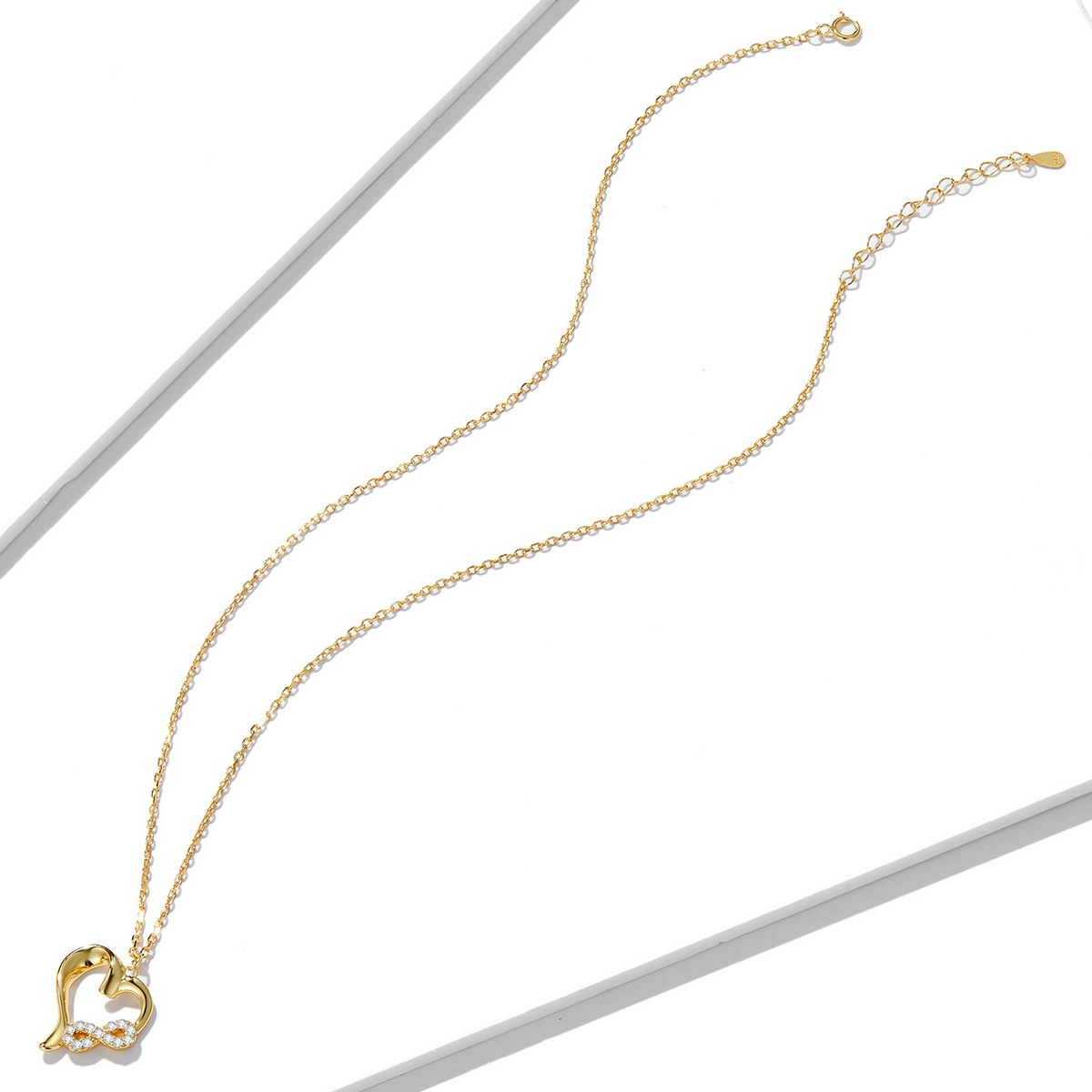 Pandora Style Oneindige Liefde Ketting - BSN236