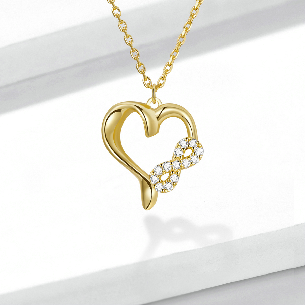 Pandora Style Oneindige Liefde Ketting - BSN236