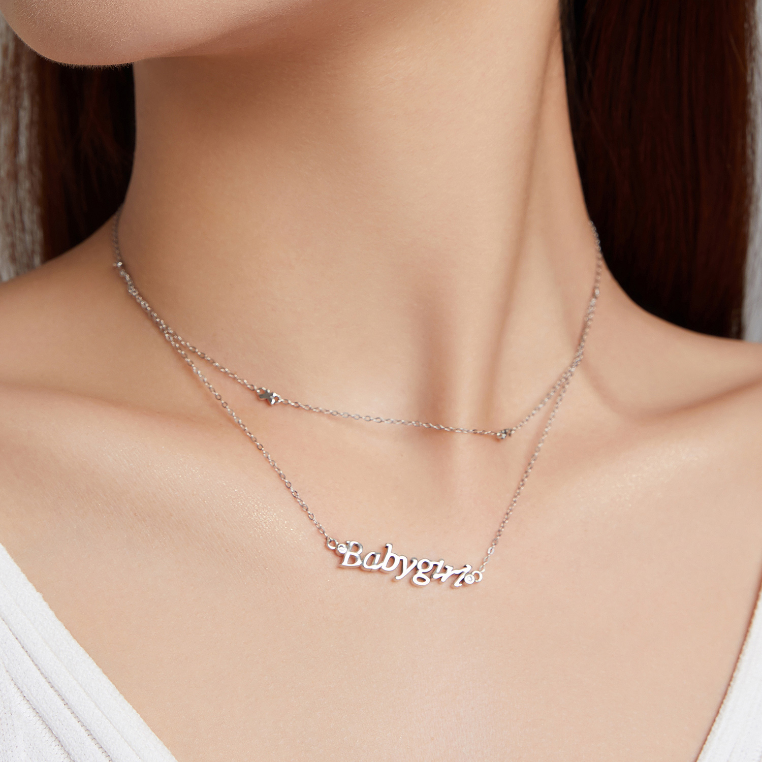 Pandora Style Schatmeisje Ketting - BSN230