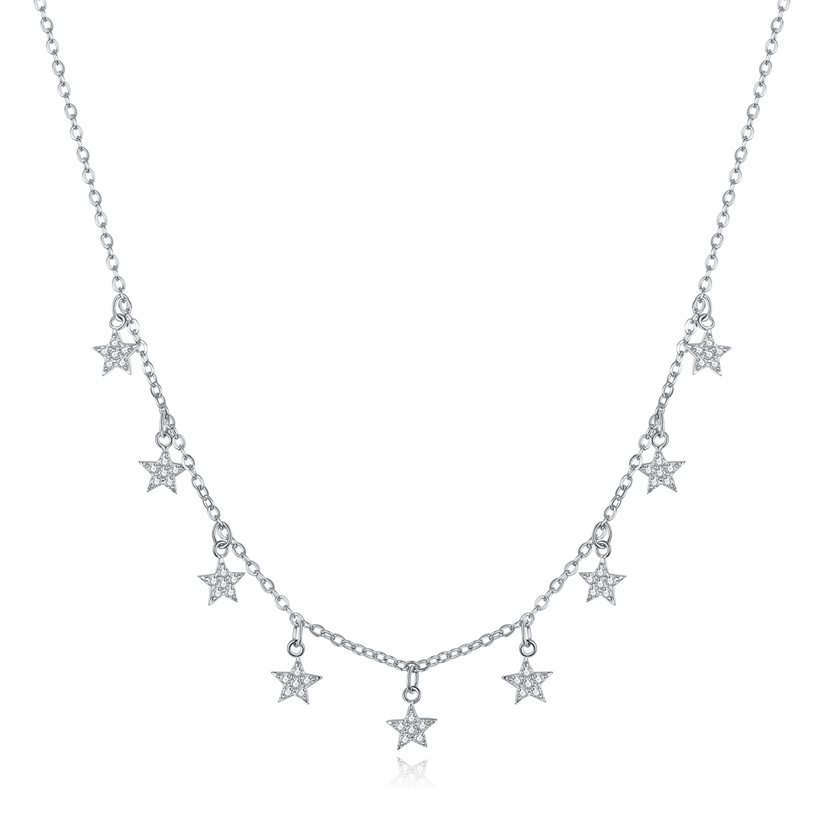 Pandora Style Ster Ketting - BSN116