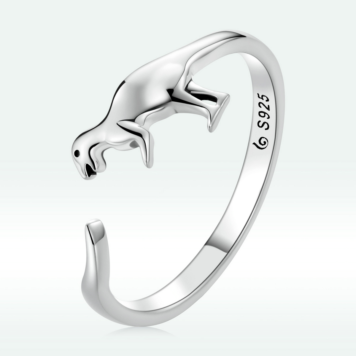 Pandora Style Dinosaurus Open Ring - BSR226