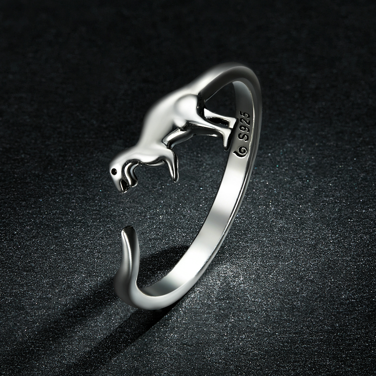 Pandora Style Dinosaurus Open Ring - BSR226