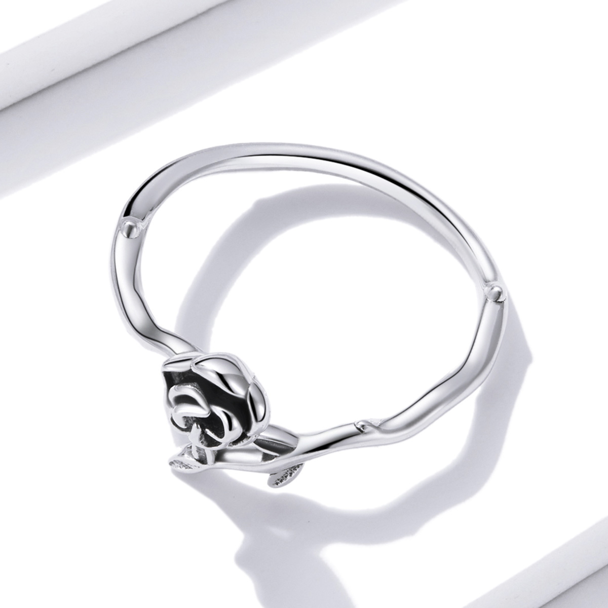 Pandora Style Doornige Roos Open Ring - BSR196