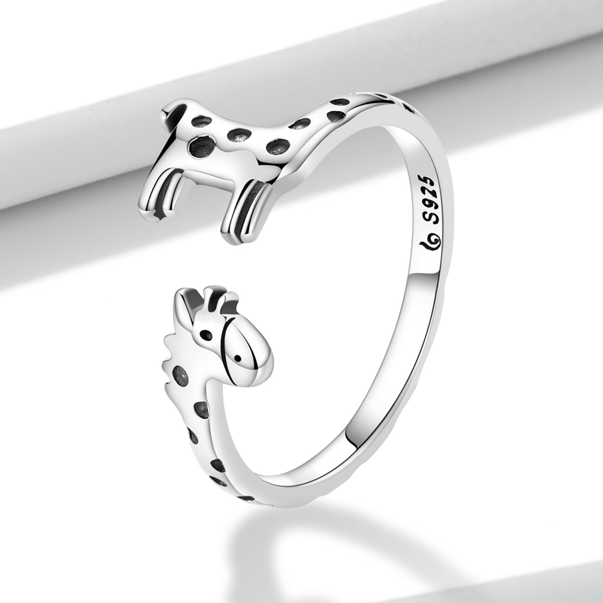 Pandora Style Giraffe Open Ring - BSR228