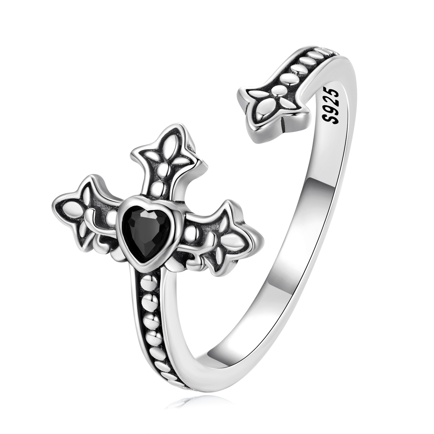 Pandora Style Kruis Open Ring - BSR298