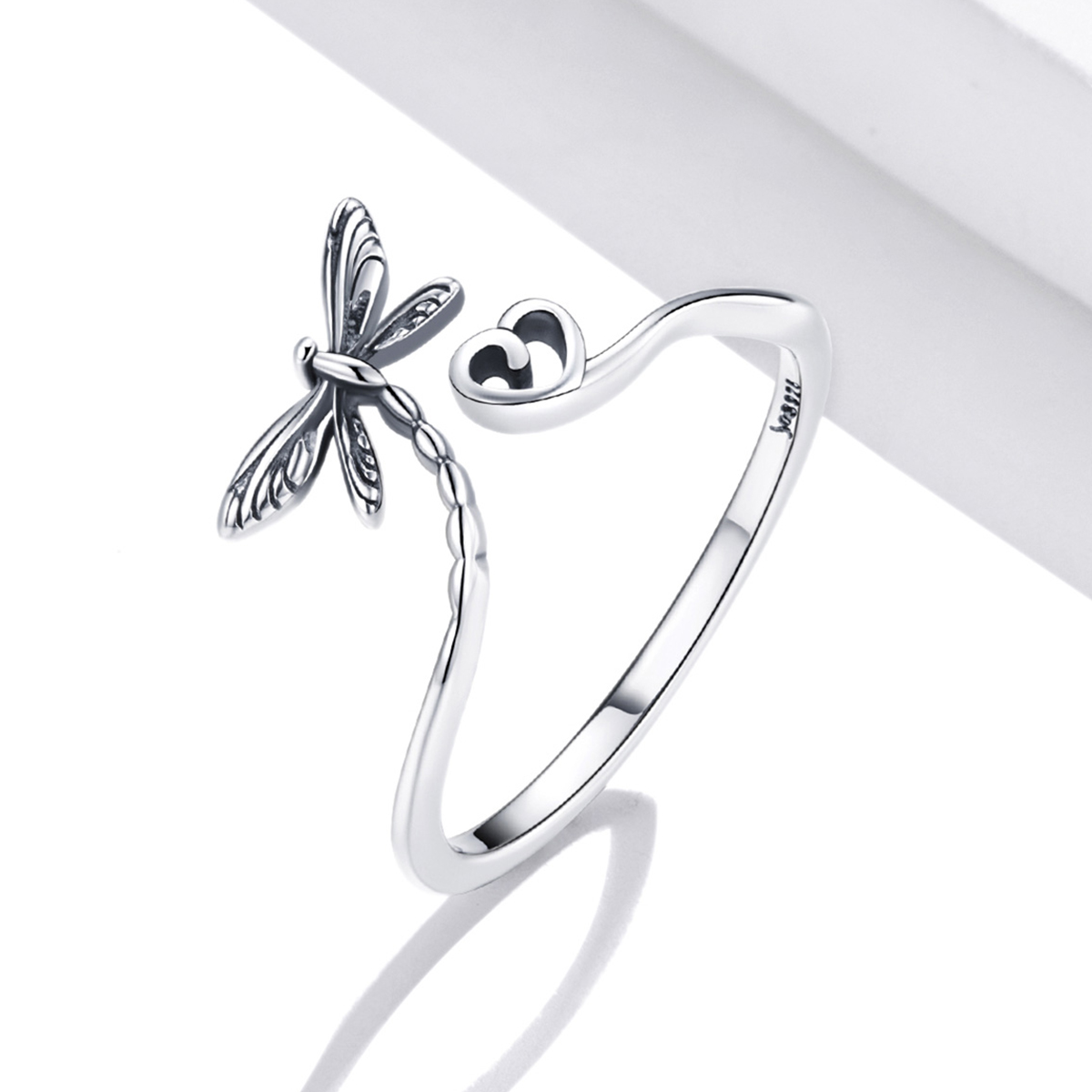 Pandora Style Liefde Dragonfly Open Ring - SCR734