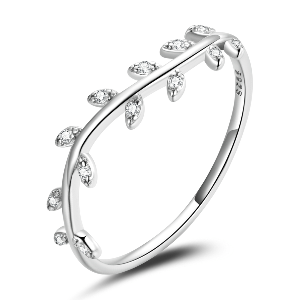 Pandora Style Mooie bladeren Ring - BSR210-A