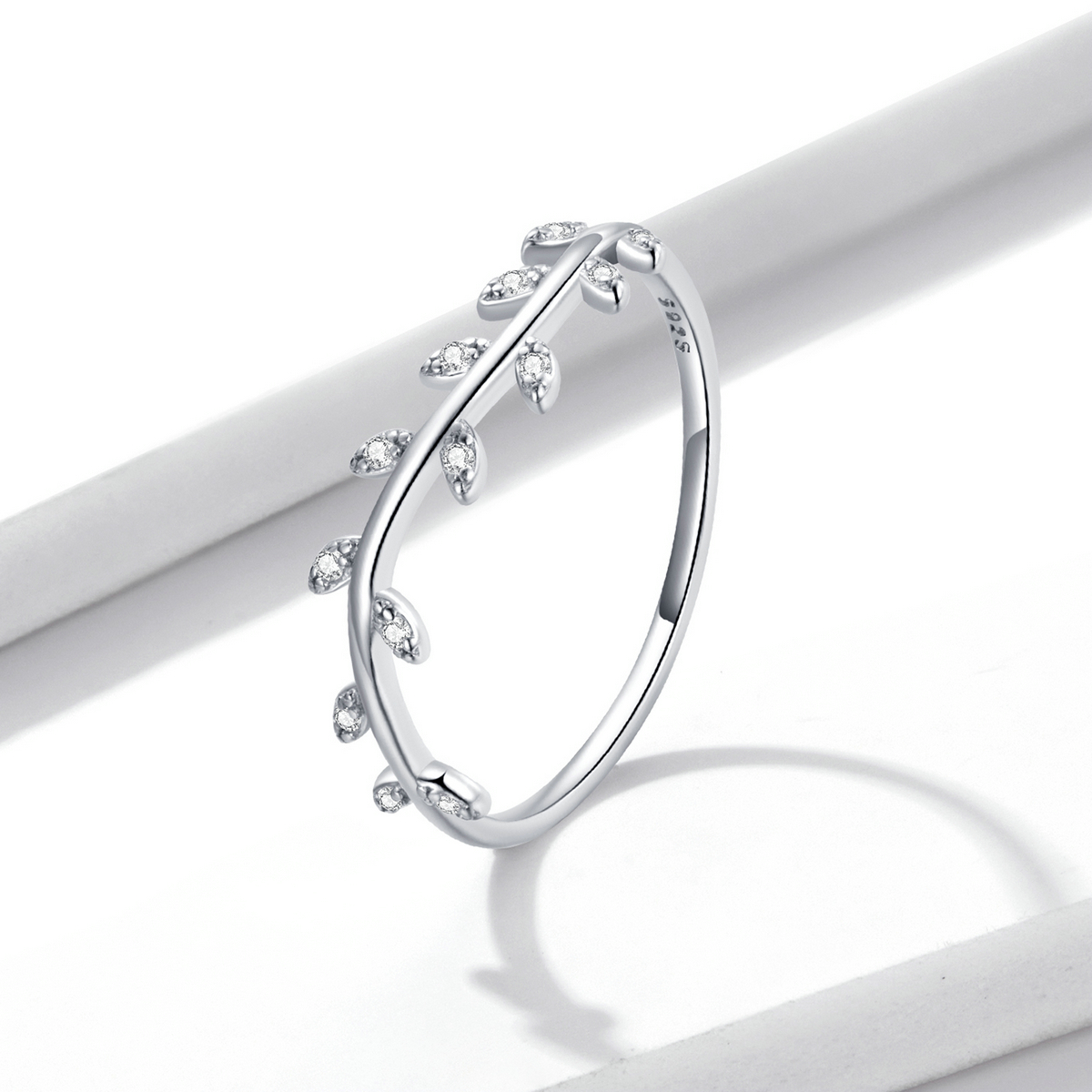 Pandora Style Mooie bladeren Ring - BSR210-A