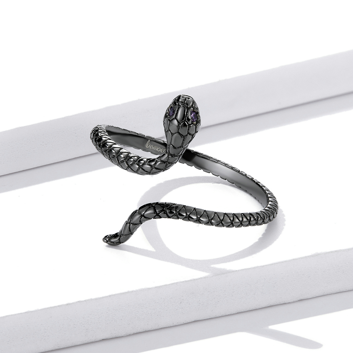 Pandora Style Mystieke Slang Open Ring - BSR236