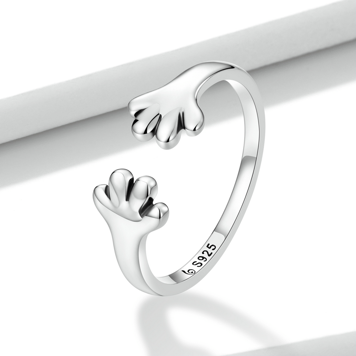 Pandora Style Schattige Puppy Open Ring - BSR225