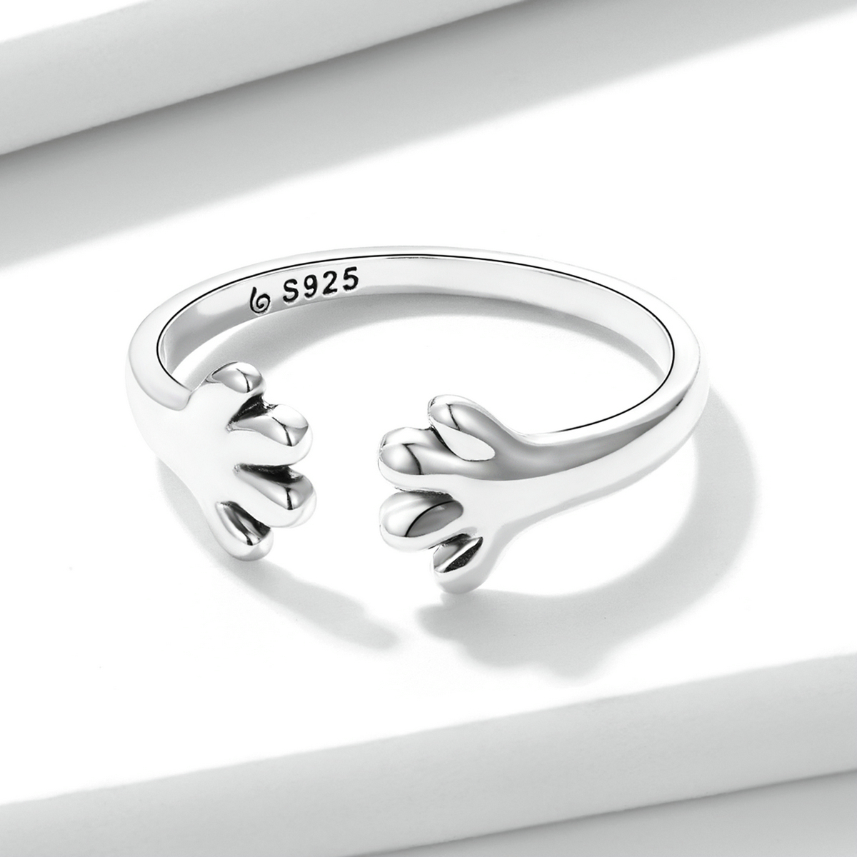 Pandora Style Schattige Puppy Open Ring - BSR225