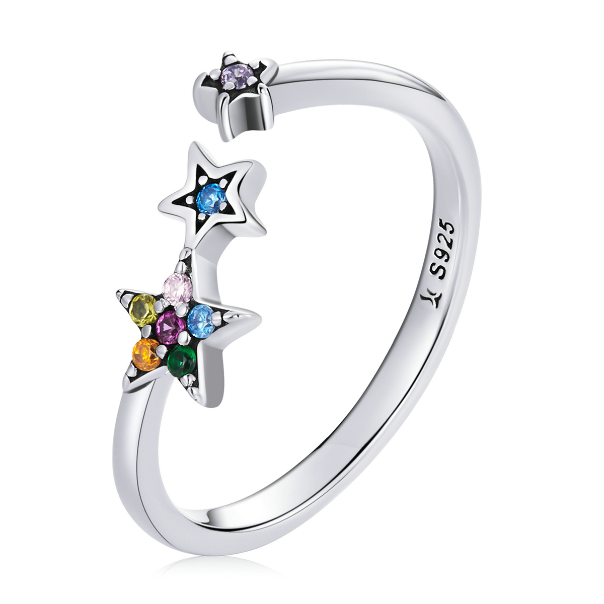 Pandora Style Ster Open Ring - SCR769