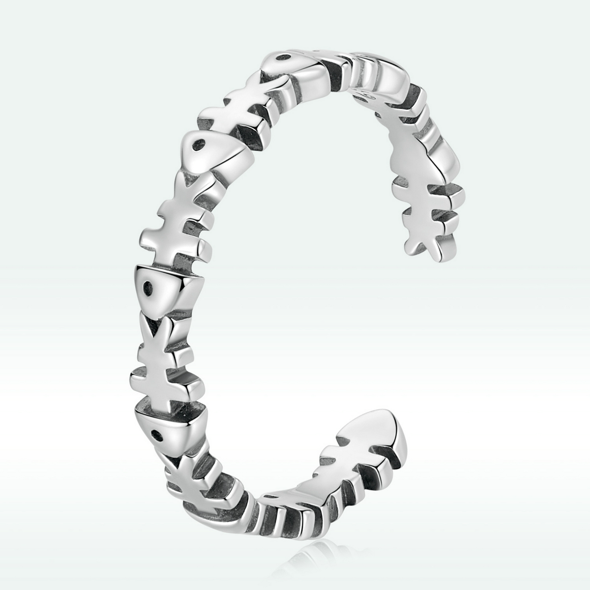 Pandora Style Visgraat Open Ring - BSR224