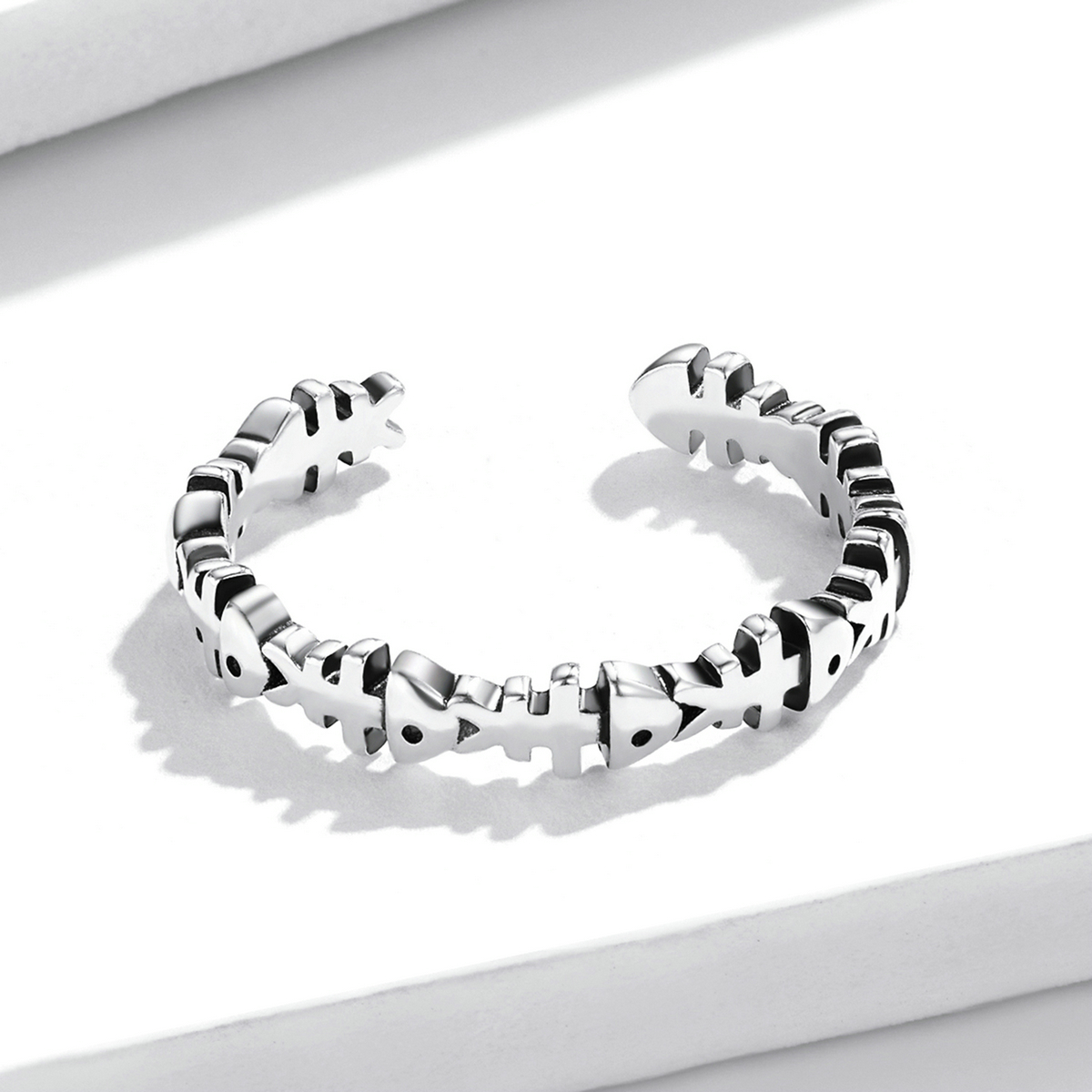 Pandora Style Visgraat Open Ring - BSR224