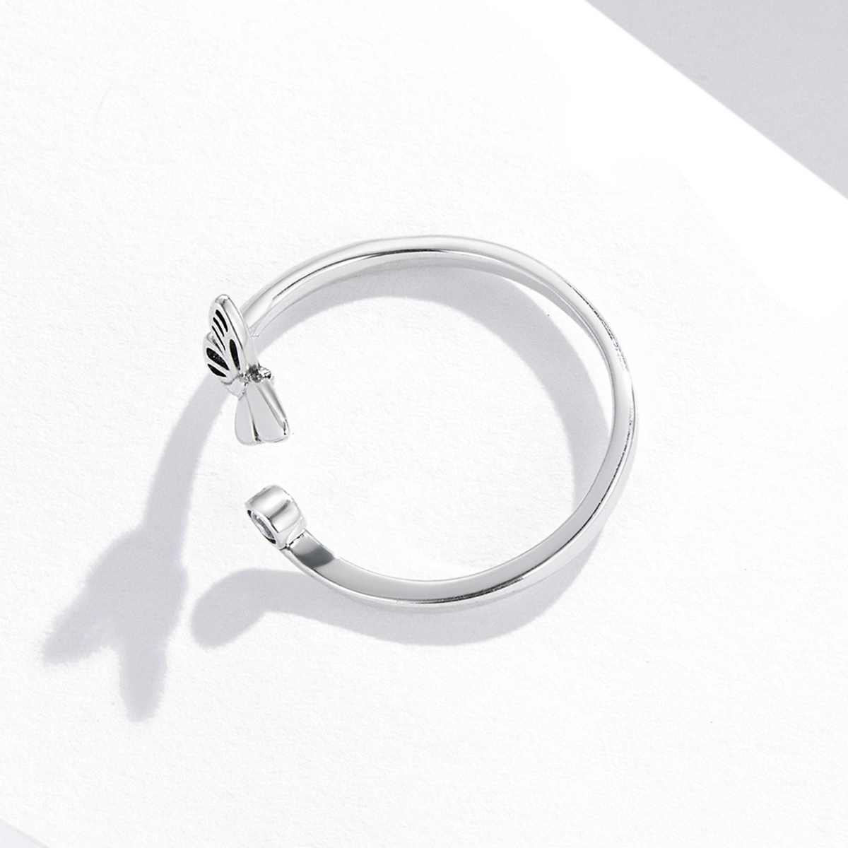 Pandora Style Vlinder Open Ring - SCR772