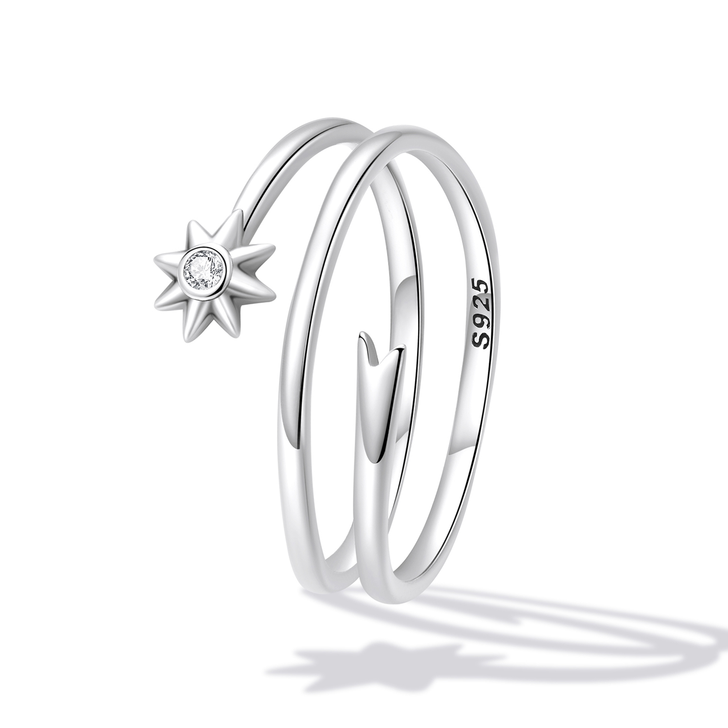 Pandora Style Wensmeteoor Open Ring - SCR810