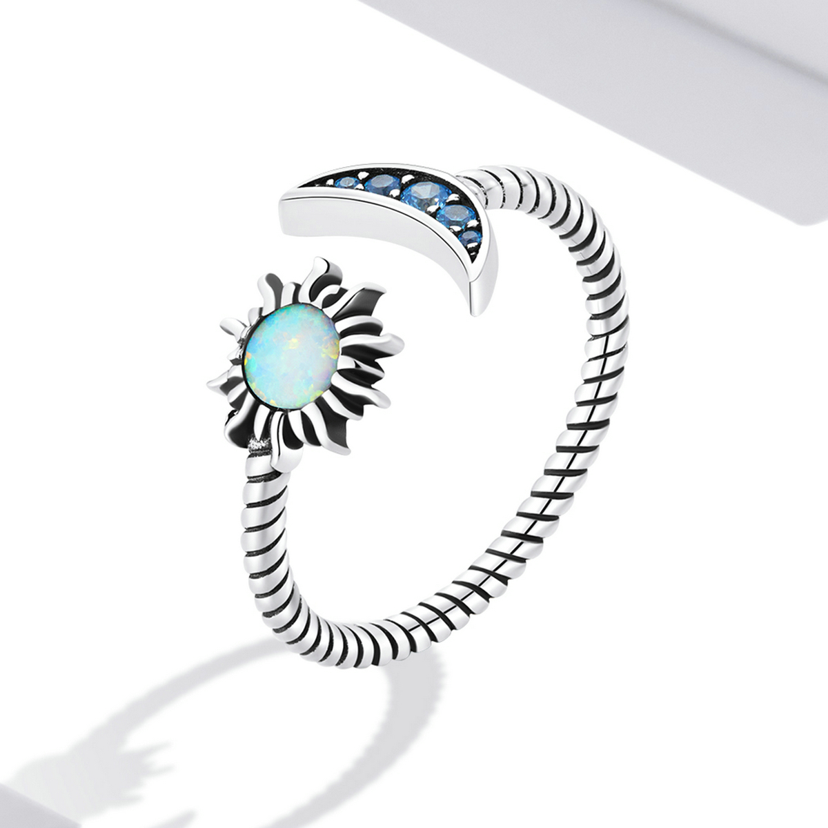 Pandora Style Zon, Maan, Sterren Open Ring - SCR796