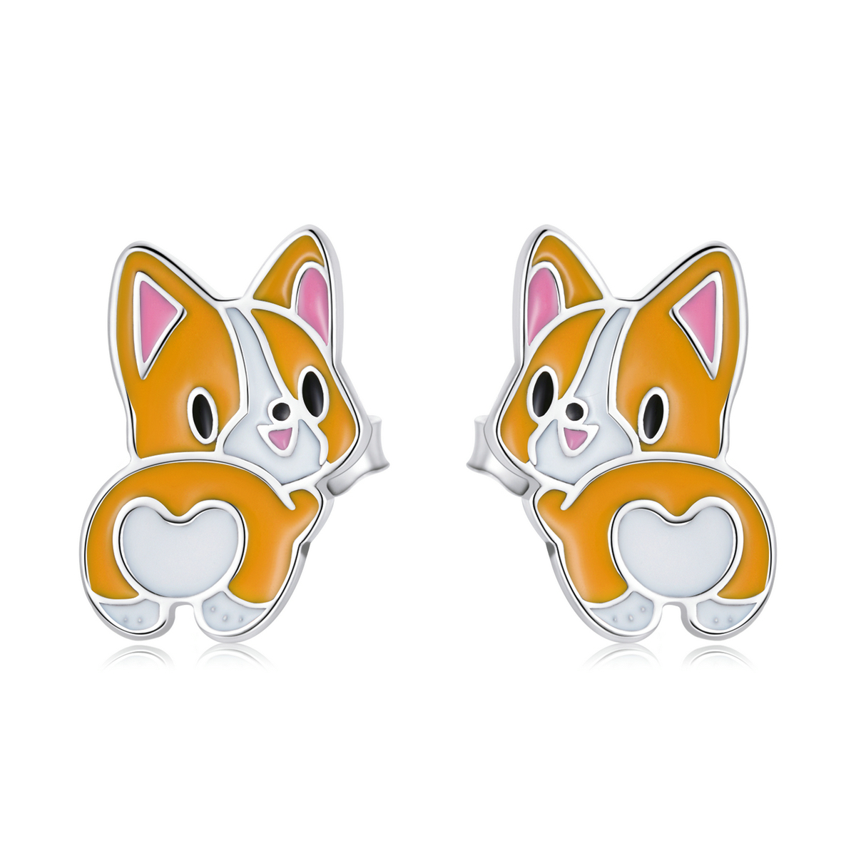 Pandora Style Leuke Corgi Oorknopjes - SCE1281