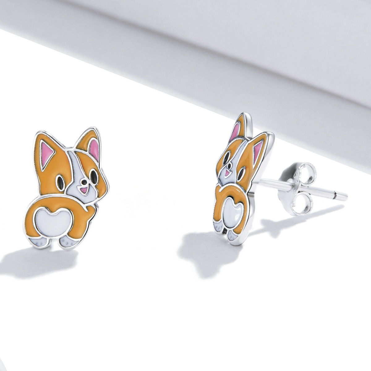 Pandora Style Leuke Corgi Oorknopjes - SCE1281