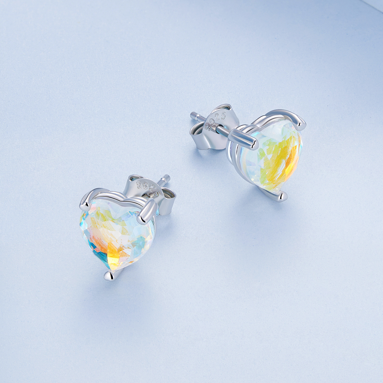 Pandora Style Liefde Symphony Glass Oorknopjes - BSE713