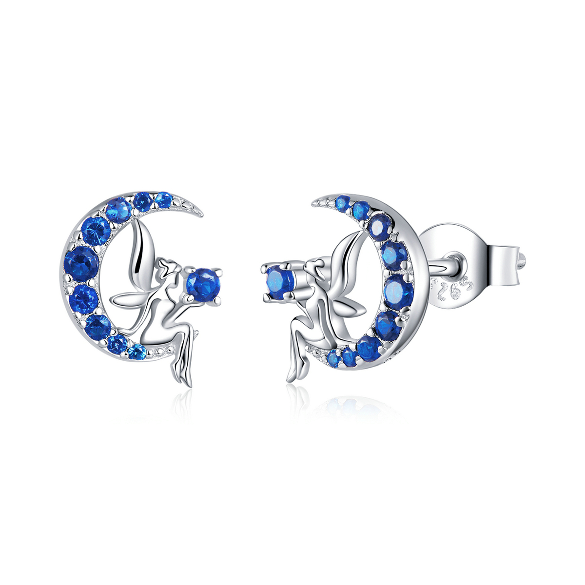 Pandora Style Maan Elf Oorknopjes - BSE376