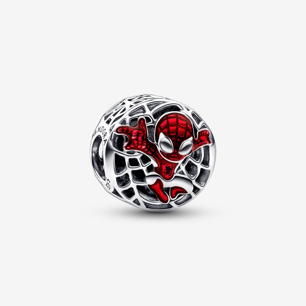 PANDORA Marvel Spider-Man Charm - 792350C01 - Zwevende Stad