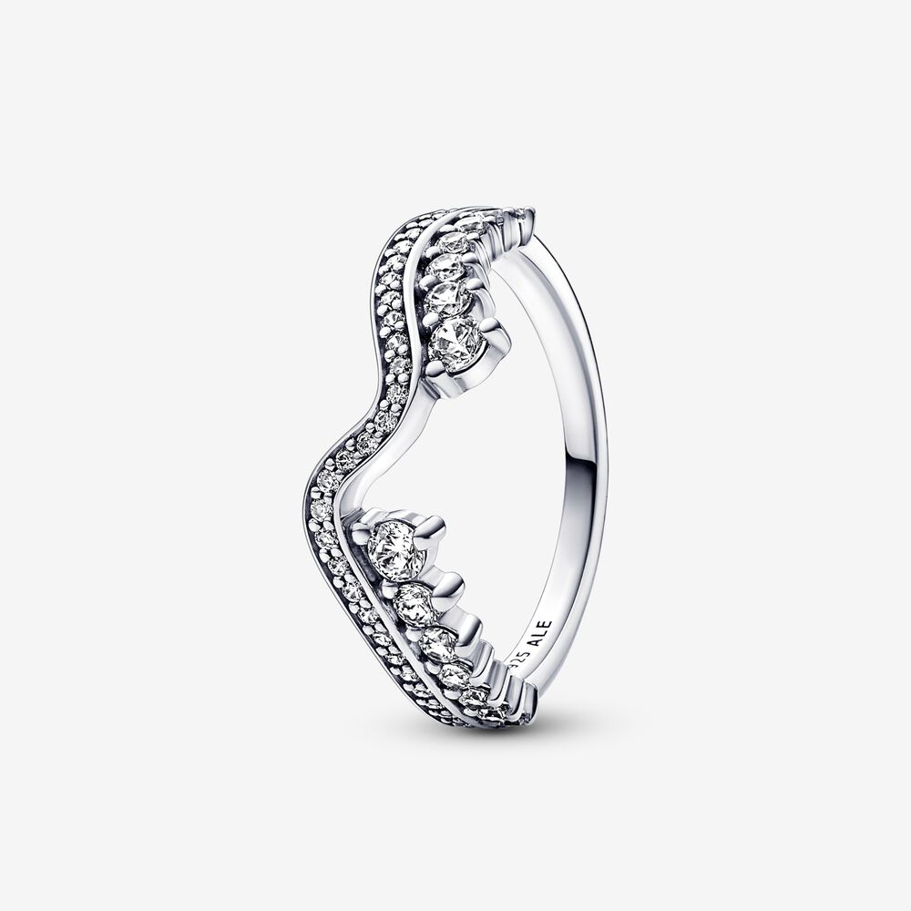 PANDORA Schitterende Asymmetrische Golf Ring - 192543C01