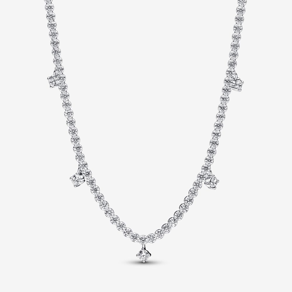 PANDORA Sprankelende Druppel Collier Ketting - 392405C01